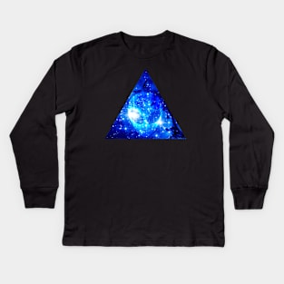 Cosmic Alien Head Space Kids Long Sleeve T-Shirt